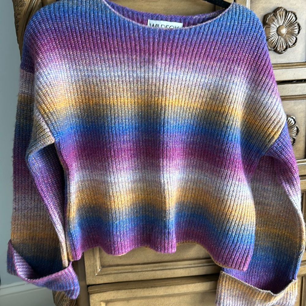 Wildfox NWT sweater, cuffed sleeves, boxy fit